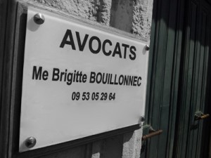 Plaque Maître Brigitte Bouillonnec